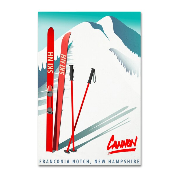 Vintage Apple Collection 'New Hampshire' Canvas Art