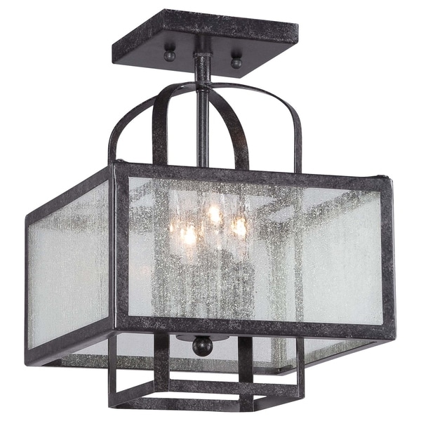 Minka Lavery Camden Square 4 Light Semi Flush Mount