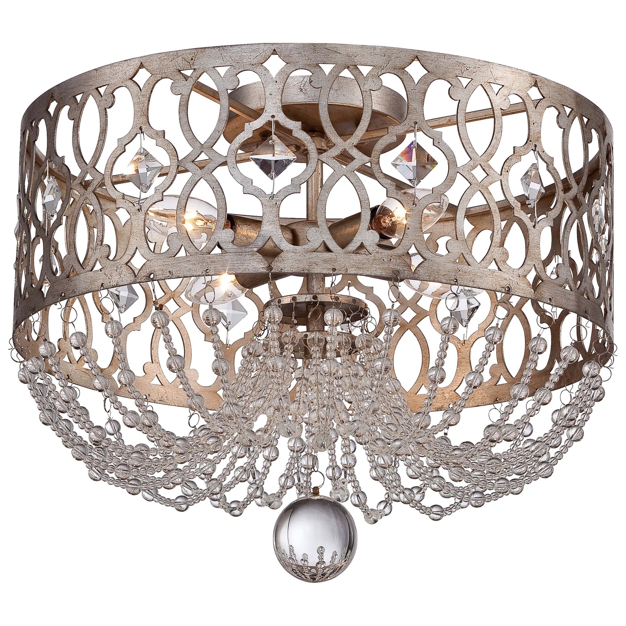 Minka Lavery Lucero 4 Light Semi Flush Mount Minka Lavery Lucero 4 Light Semi