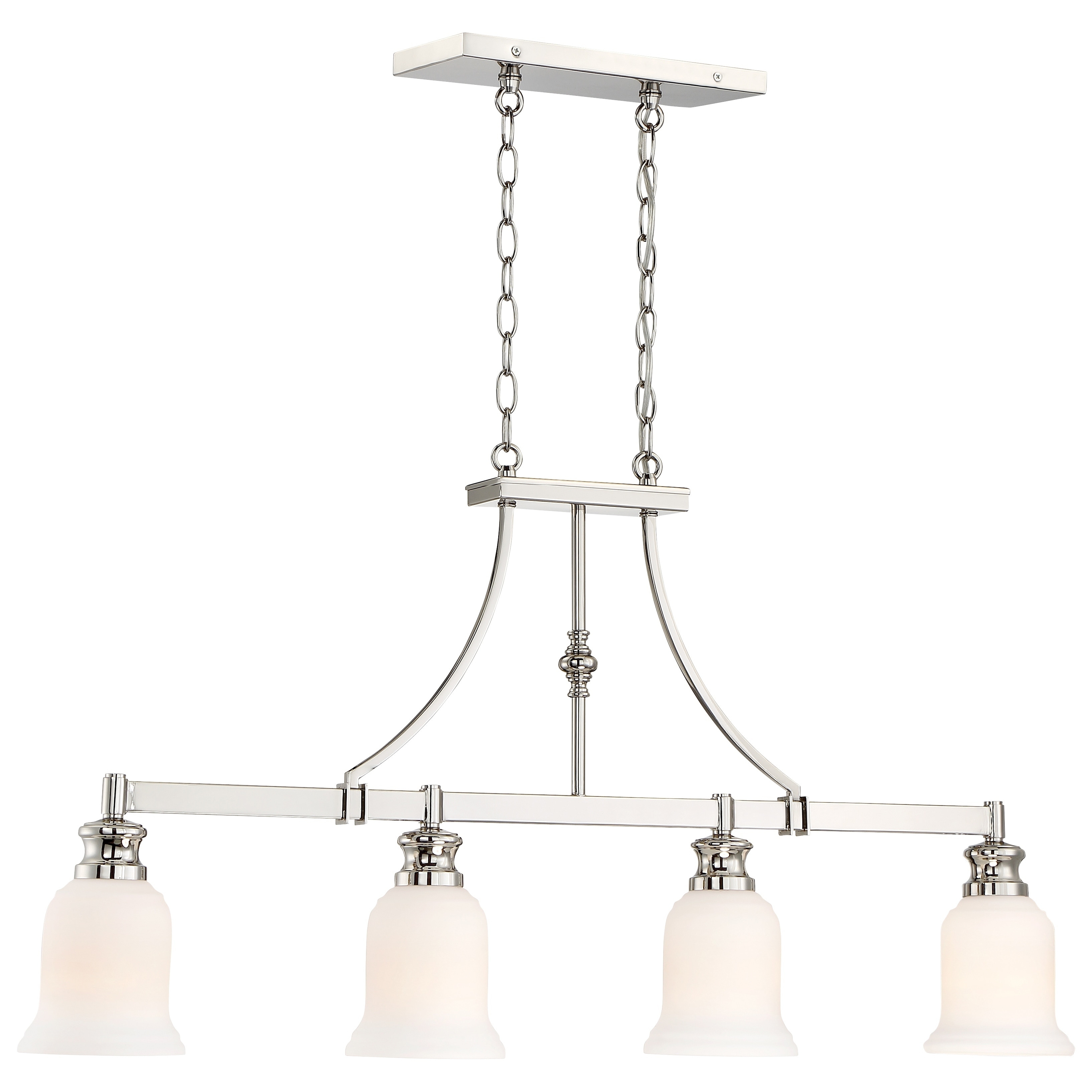 Audrey'S Point Polished Nickel 4 Light Chandelier By Minka Lavery - Chandeliers For Bedrooms by Overstock.com