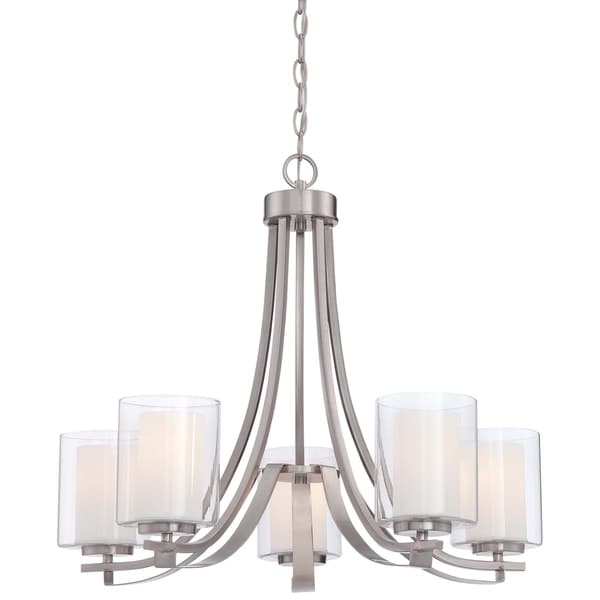 Minka Lavery Parsons Studio 5 Light Chandelier - Silver