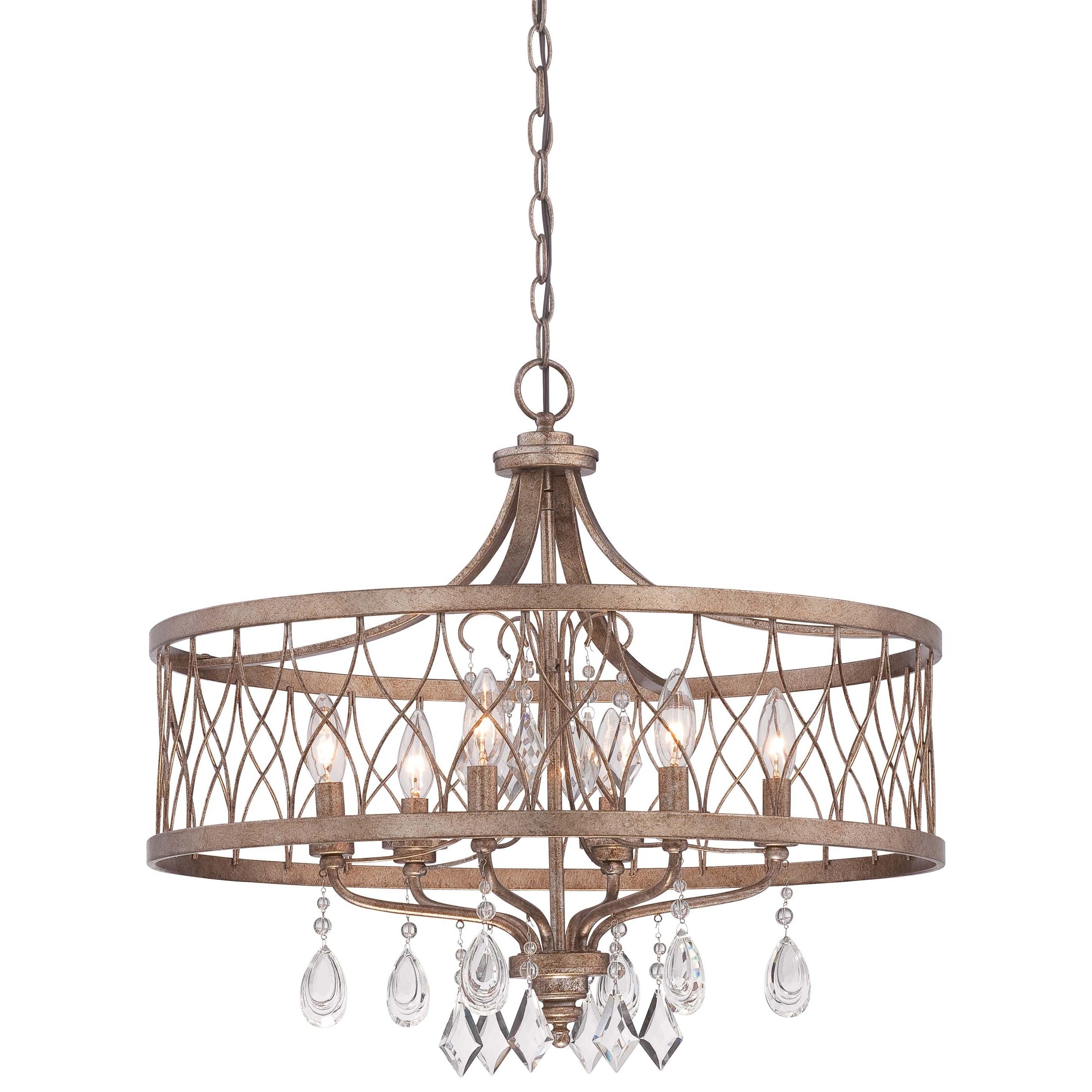West Liberty Olympus Gold 6 Light Chandelier By Minka Lavery - Chandeliers For Bedrooms by Overstock.com
