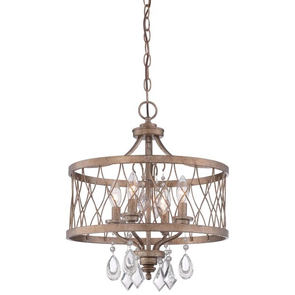 Minka Lavery West Liberty 4 Light Mini Chandelier (Convertible To Semi Flush)