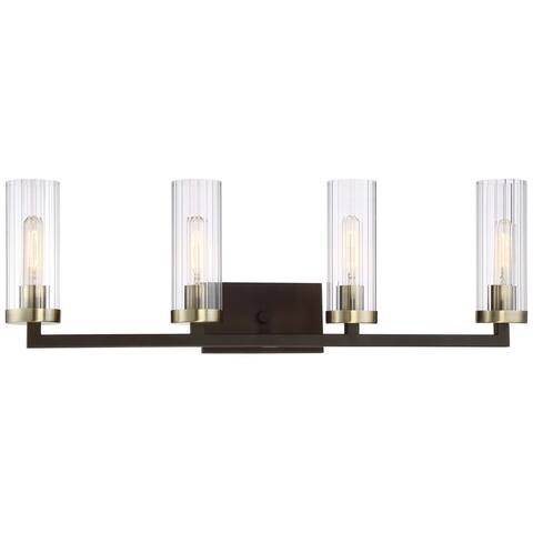 Ainsley Court Aged Kinston Bronze W/Brushed Bath By Minka Lavery