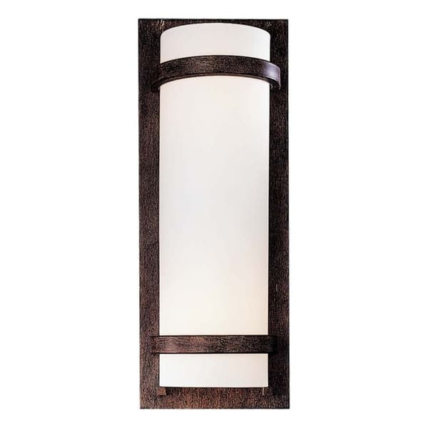 slide 1 of 1, Iron Oxide 2 Light Wall Sconce by Minka Lavery