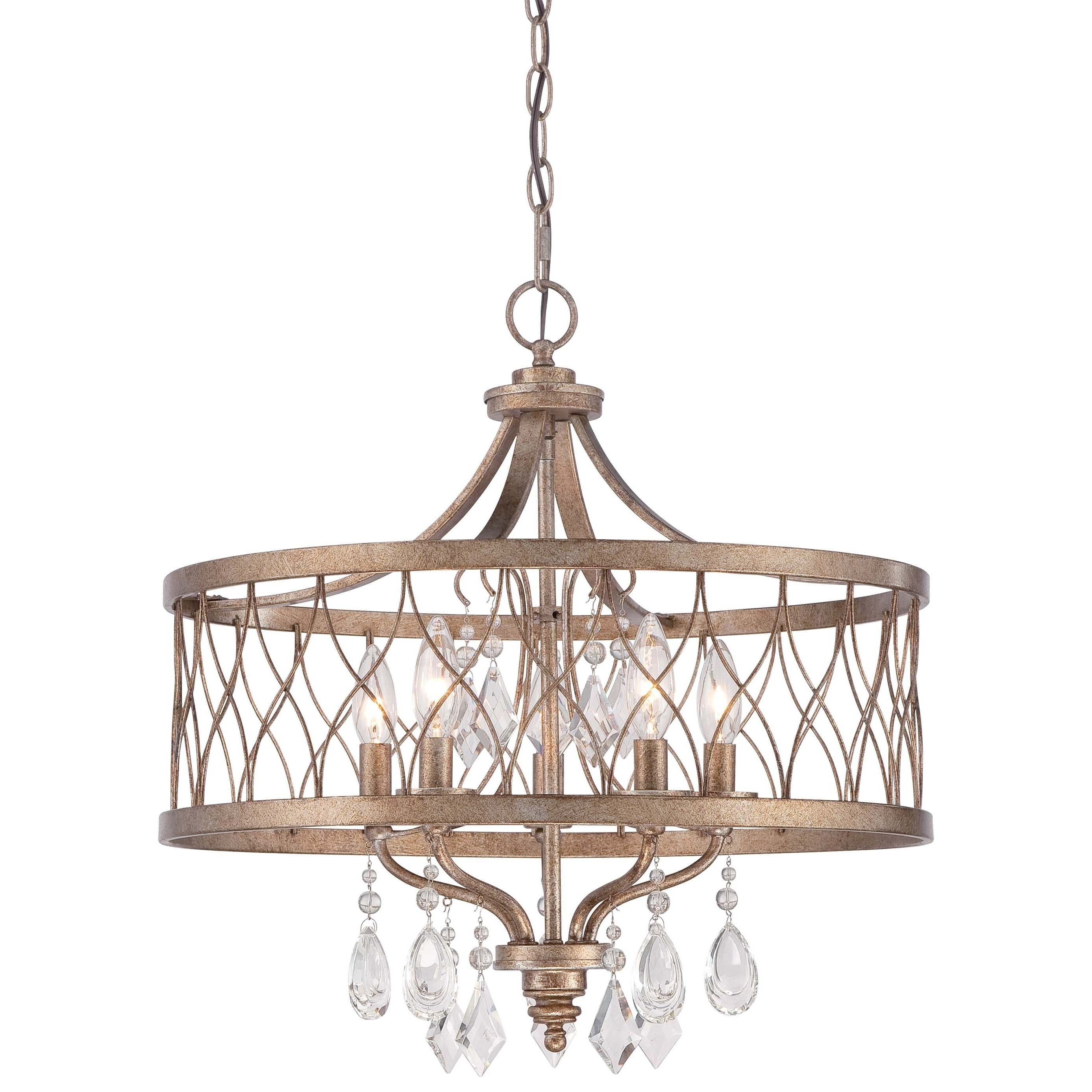 West Liberty Olympus Gold 5 Light Chandelier By Minka Lavery - Chandeliers For Bedrooms by Overstock.com