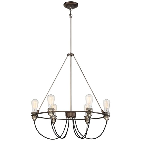 Minka Lavery Uptown Edison 6 Light Pendant