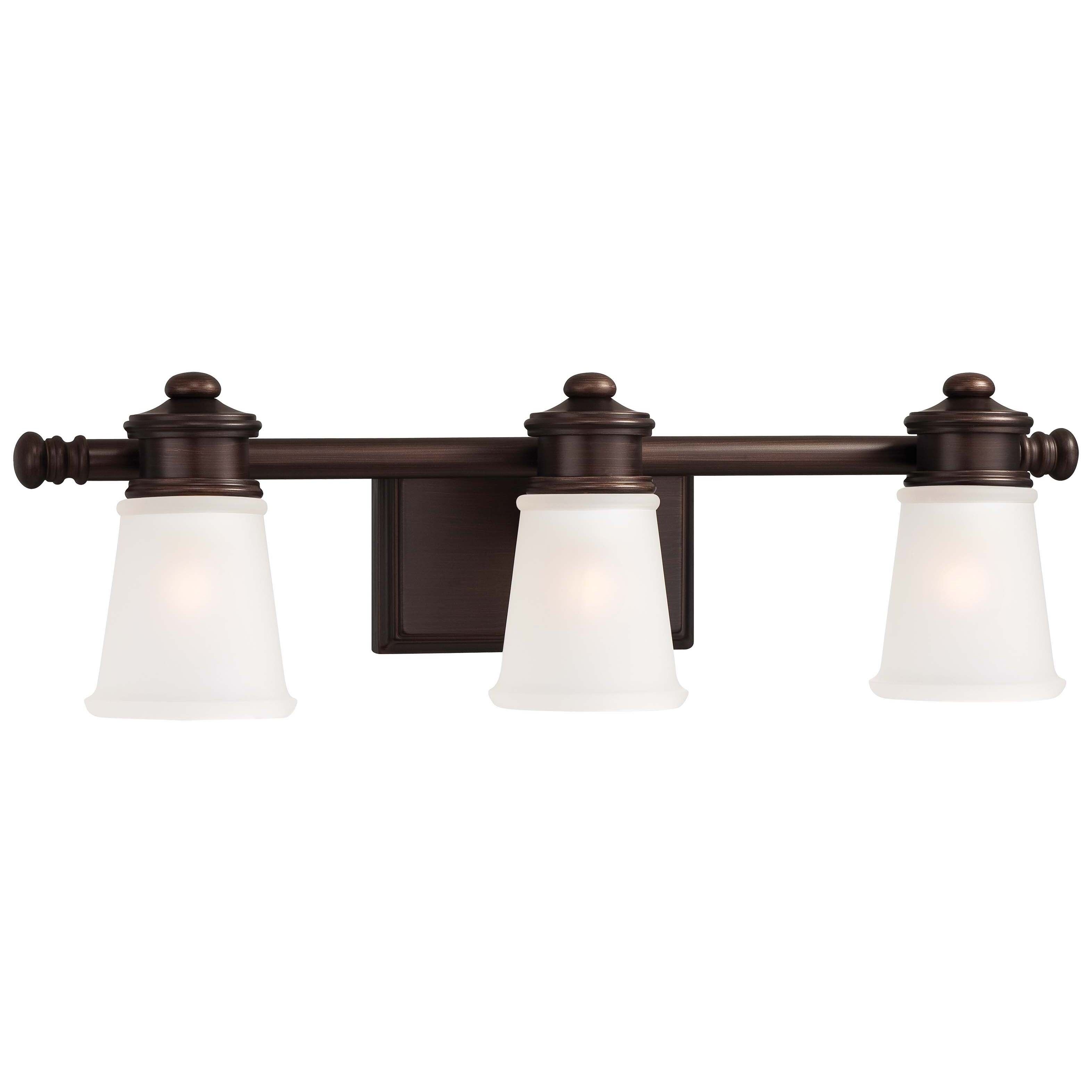 Shop Dark Brushed Bronze (Painted) 3 Light Bath By Minka Lavery - N/A
