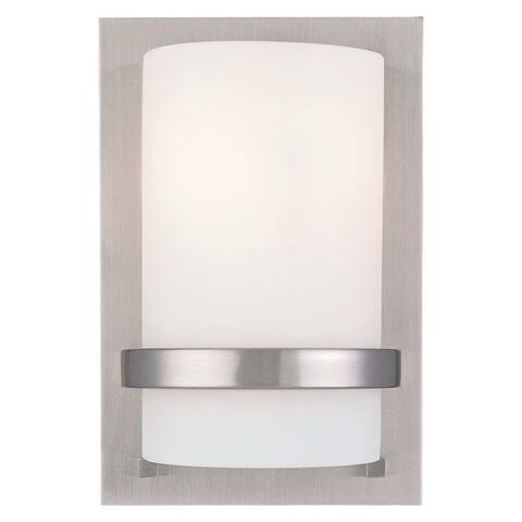 Brushed Nickel 1 Light Wall Sconce by Minka Lavery