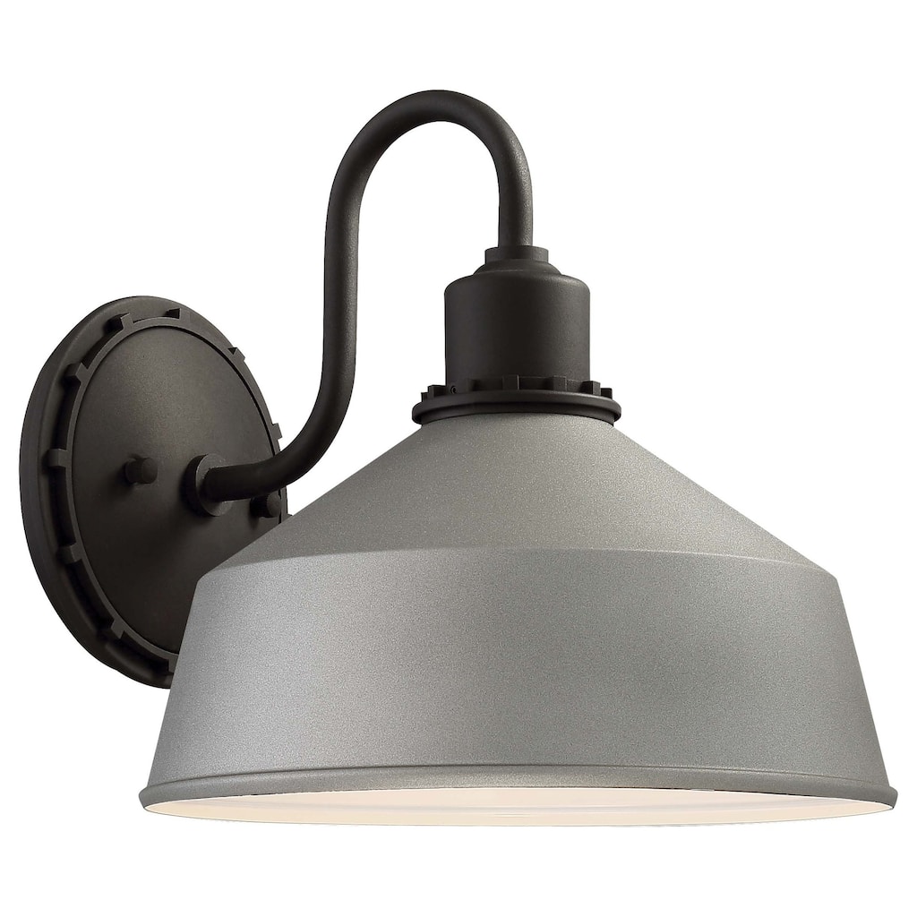 Lavery Mantiel Sand Silver & Sand Silver 1 Light Outdoor Wall Mount