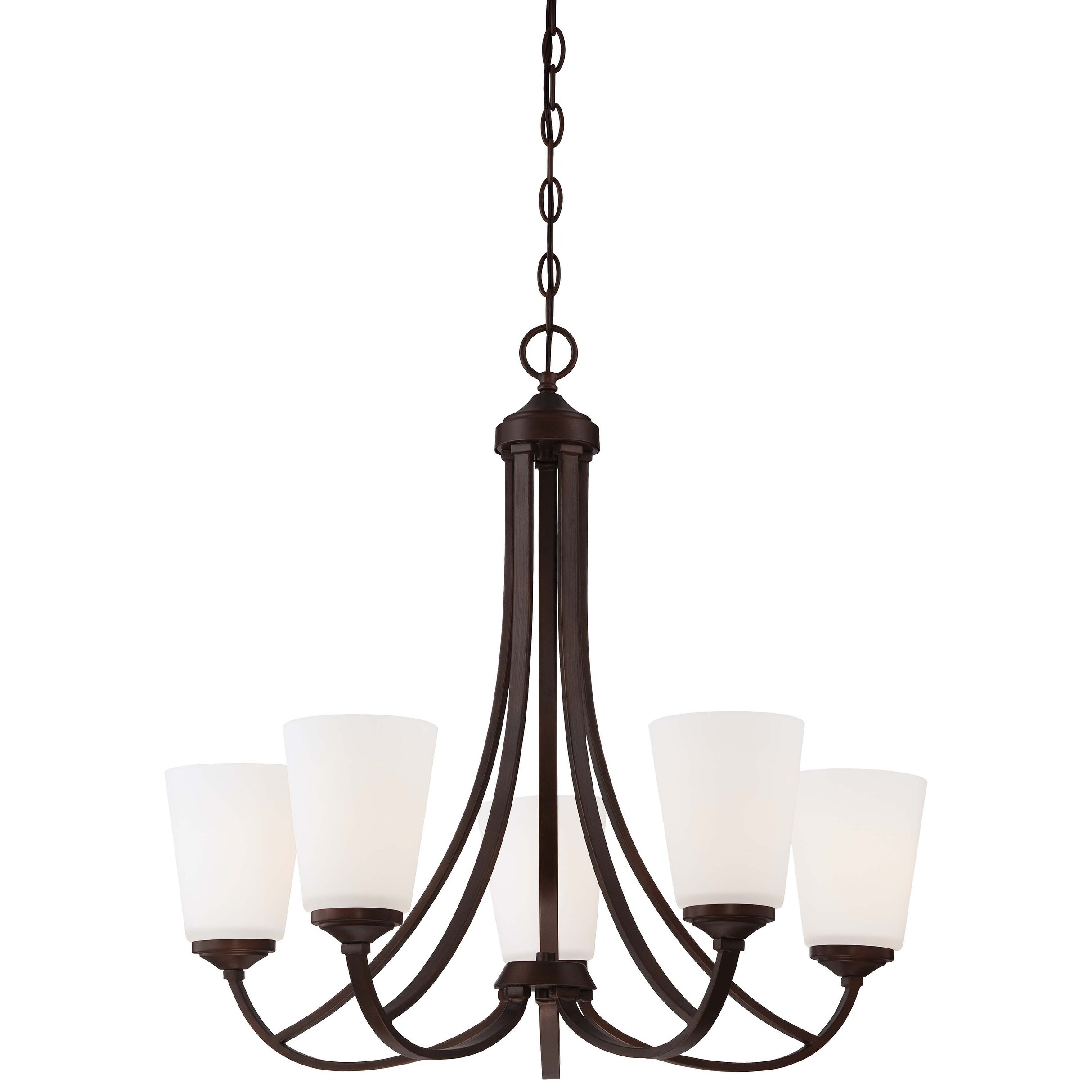 Overland Park Vintage Bronze 5 Light Chandelier By Minka Lavery - Chandeliers For Bedrooms by Overstock.com