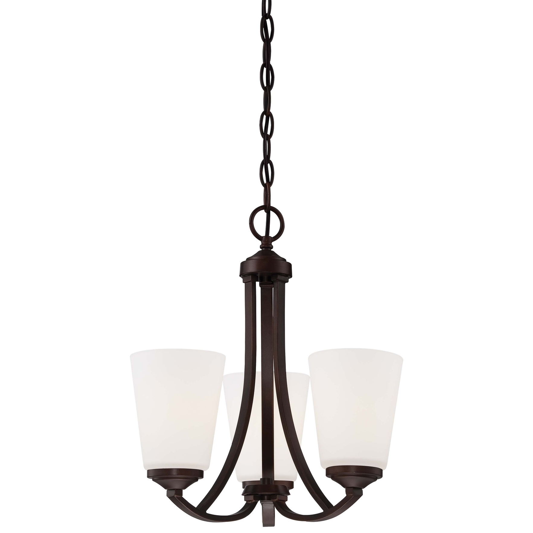 Overland Park Vintage Bronze 3 Light Mini Chandelier By Minka Lavery - Chandeliers For Bedrooms by Overstock.com