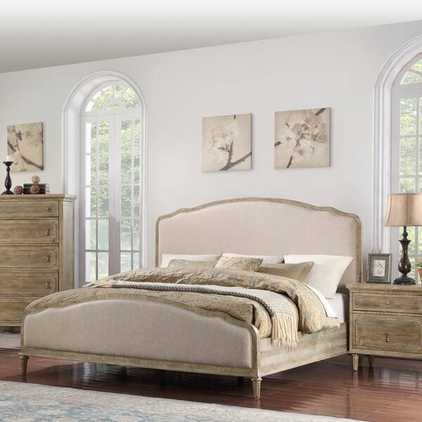 Shop Copper Grove Hollabrunn Sandstone Upholstered Bed Set On