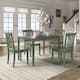 Option Green Mission Back Chairs