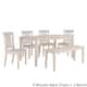 Option 4 Mission Back Chairs + 1 Bench