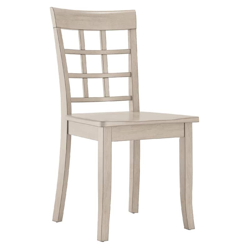 Wilmington II 60-Inch Rectangular Antique White Dining Set by iNSPIRE Q Classic