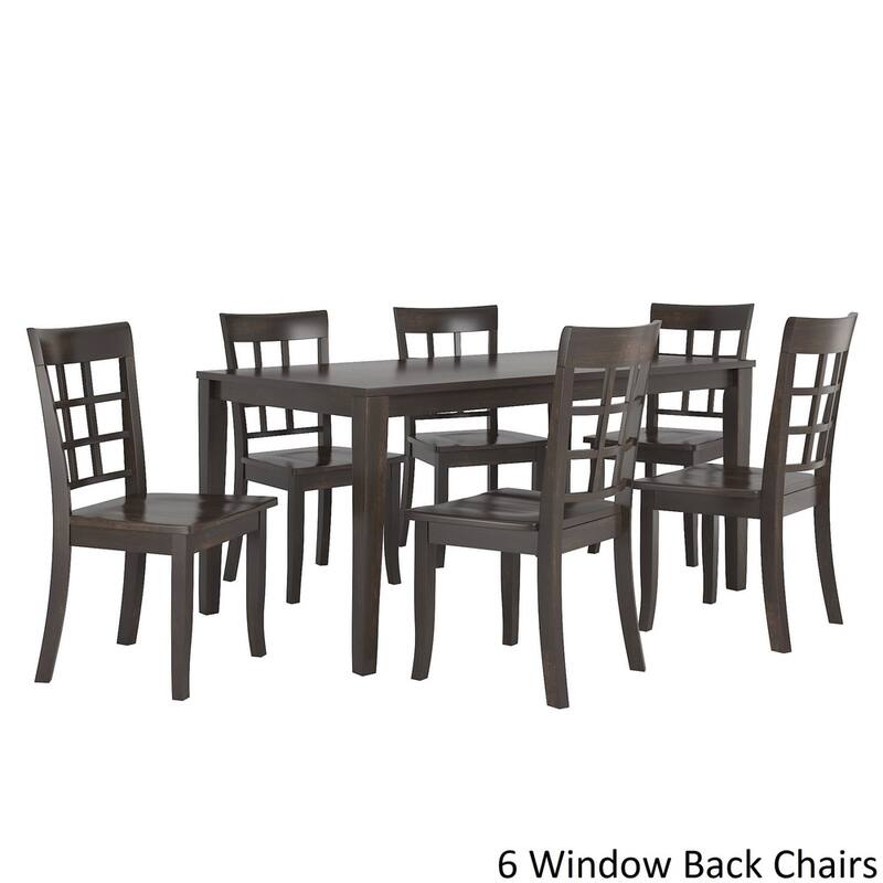 Wilmington II 60-Inch Rectangular Antique Black Dining Set by iNSPIRE Q Classic