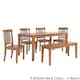 Option Oak/4 Mission Back Chairs/1 Bench