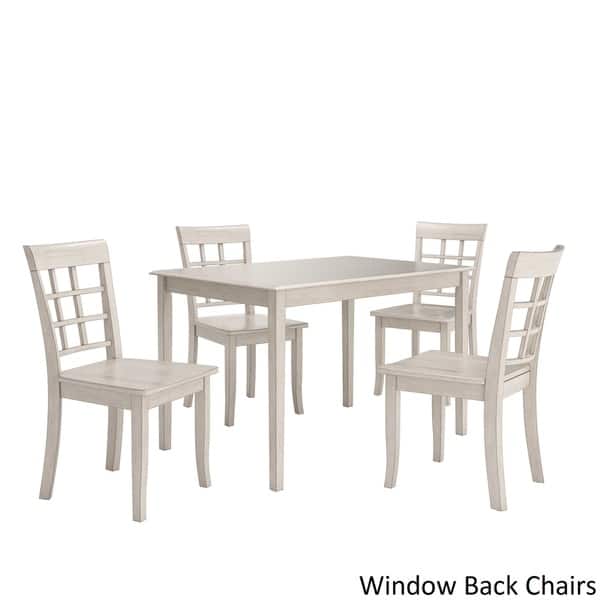 Wilmington Ii 48 Inch Rectangular Antique White 5 Piece Wilmington Ii 48 Inch Rectangular Antique White 5 Piece