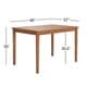 preview thumbnail 10 of 13, Wilmington II 48-Inch Rectangular Oak Finish 5-Piece Dining Set by iNSPIRE Q Classic