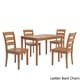 preview thumbnail 8 of 13, Wilmington II 48-Inch Rectangular Oak Finish 5-Piece Dining Set by iNSPIRE Q Classic
