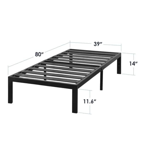 metal bed frame twin bed