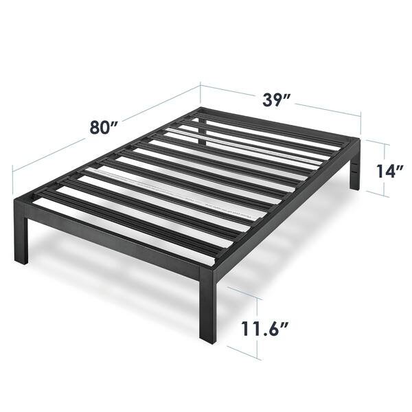 Twin Xl Size Bed Frame Heavy Duty Steel Slats Platform Twin Xl Size Bed Frame Heavy Duty Steel Slats Platform