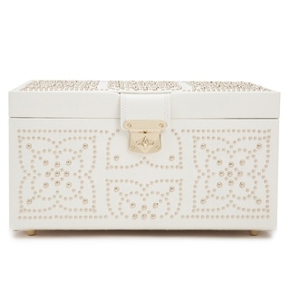 Safavieh SFV1517B Alaina Shagreen Box W//Key Hole Beige NEW