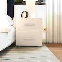 Porch & Den Angus Foiled 2-drawer Nightstand