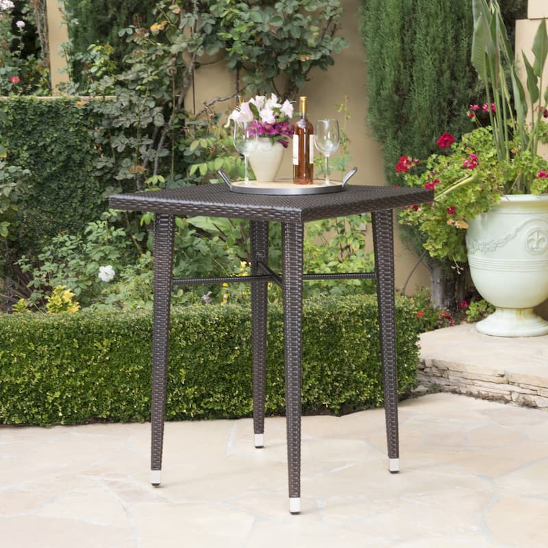 Colbin Wicker Outdoor 5-piece Bar Set by Christopher Knight Home