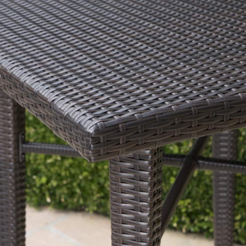 Colbin Wicker Outdoor 5-piece Bar Set by Christopher Knight Home