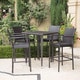 preview thumbnail 2 of 5, Colbin Wicker Outdoor 5-piece Bar Set by Christopher Knight Home