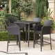 Landis Outdoor 5-piece Wicker 32-inch Square Bar Set by Christopher Knight Home - Thumbnail 2