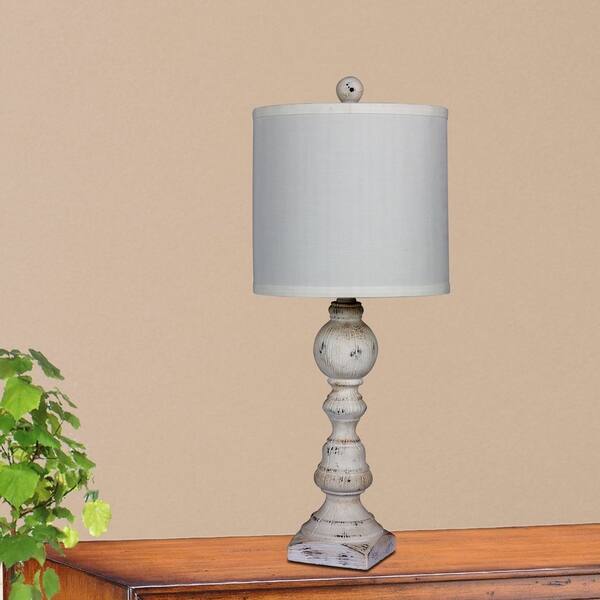 Shop Fangio Lighting S 6241caw 26 In Distressed Balustrade Resin