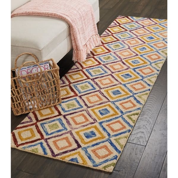 Nourison Vibrant Geometric Area Rug