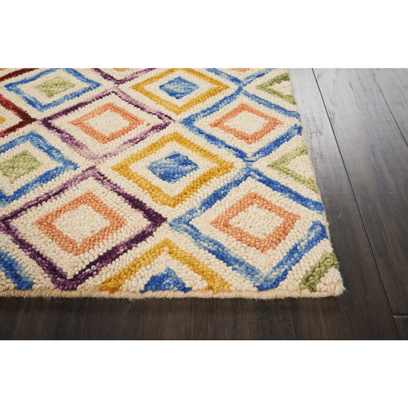 Nourison Vibrant Geometric Area Rug