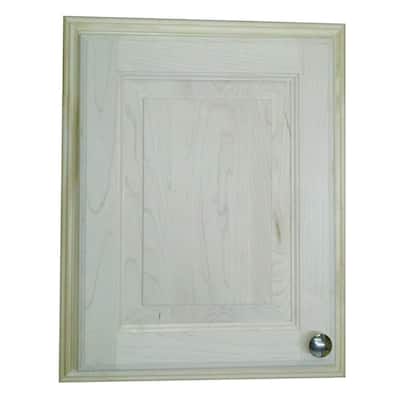 WG Wood Products Baldwin Recessed Solid Wood Medicine Cabinet