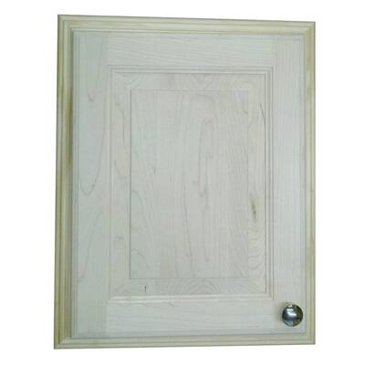 WG Wood Products Baldwin Recessed Solid Wood Medicine Cabinet