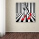 Ihdar Nur 'Red Shoes' Canvas Art - Overstock - 18056680