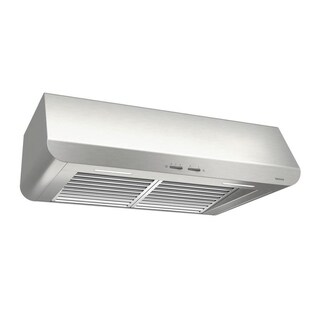 broan range hood inch stainless steel cabinet under undercabinet spire series convertible actual common cfm hoods lowes evolution