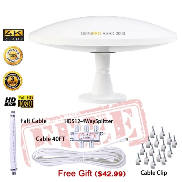 Lava Omnipro HD-8008 Omni-Directional HDTV Antenna Free Shipping