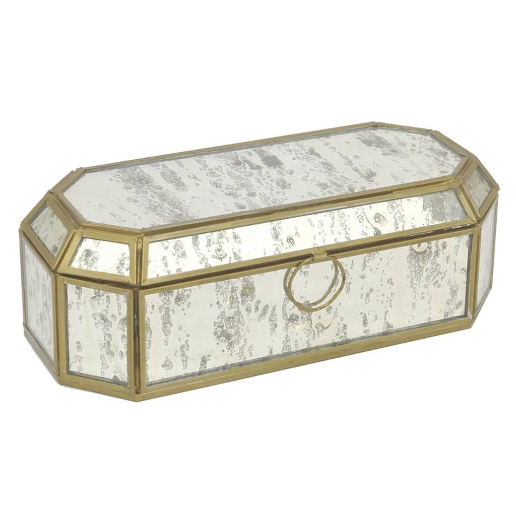 Three Hands Metal Antique Mirror Box