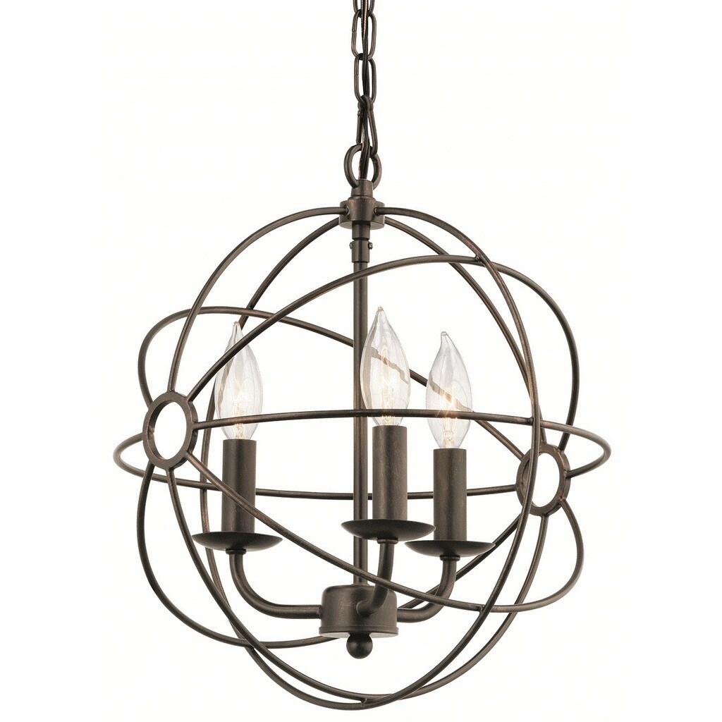 Aztec Lighting Transitional 3-light Coffee/Copper Pendant - Chandeliers For Bedrooms by Overstock.com