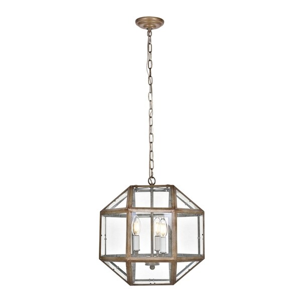 Caro Collection Pendant D14 H15 Lt:3 Vintage Sliver Finish