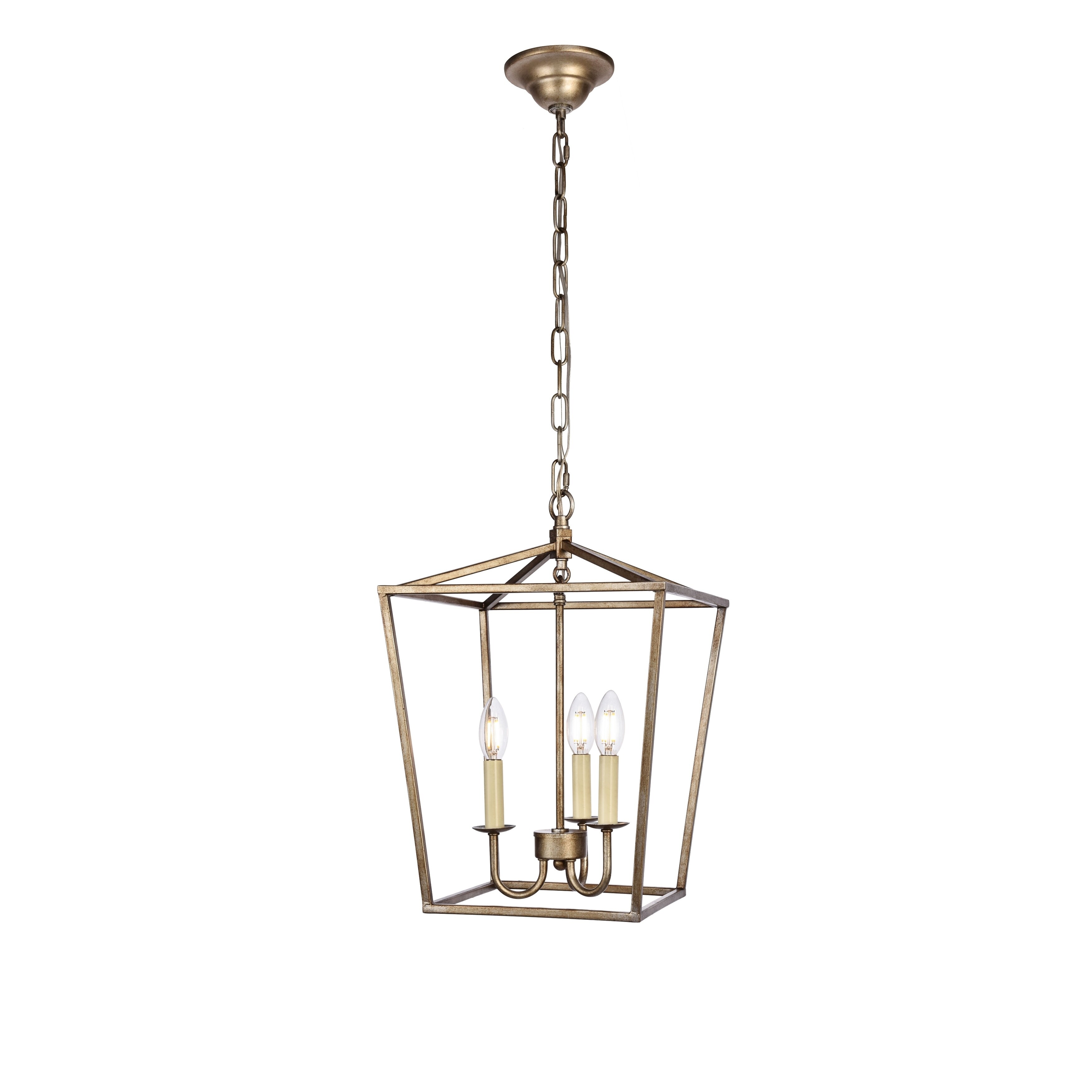 Maddox Collection Pendant D17 H24.25 Lt:4 Vintage Sliver Finish (vintage sliver) - Chandeliers For Bedrooms by Overstock.com