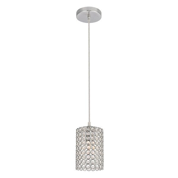 Celestia Collection Pendant D4.7 H8.6 Lt:1 Chrome Finish
