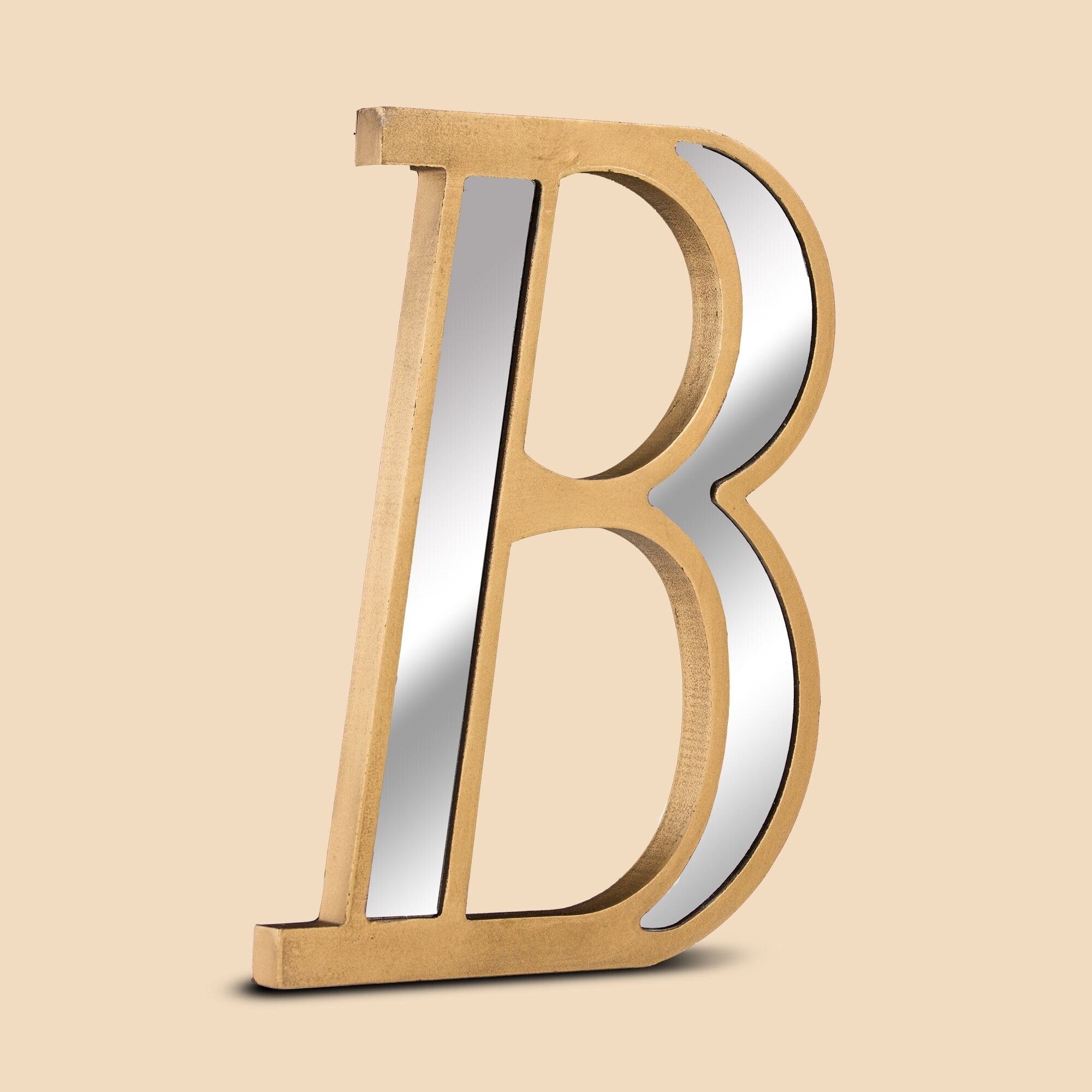 American Art Decor Gold Wall Letter With Acrylic Mirrors American Art Decor Gold Wall Letter