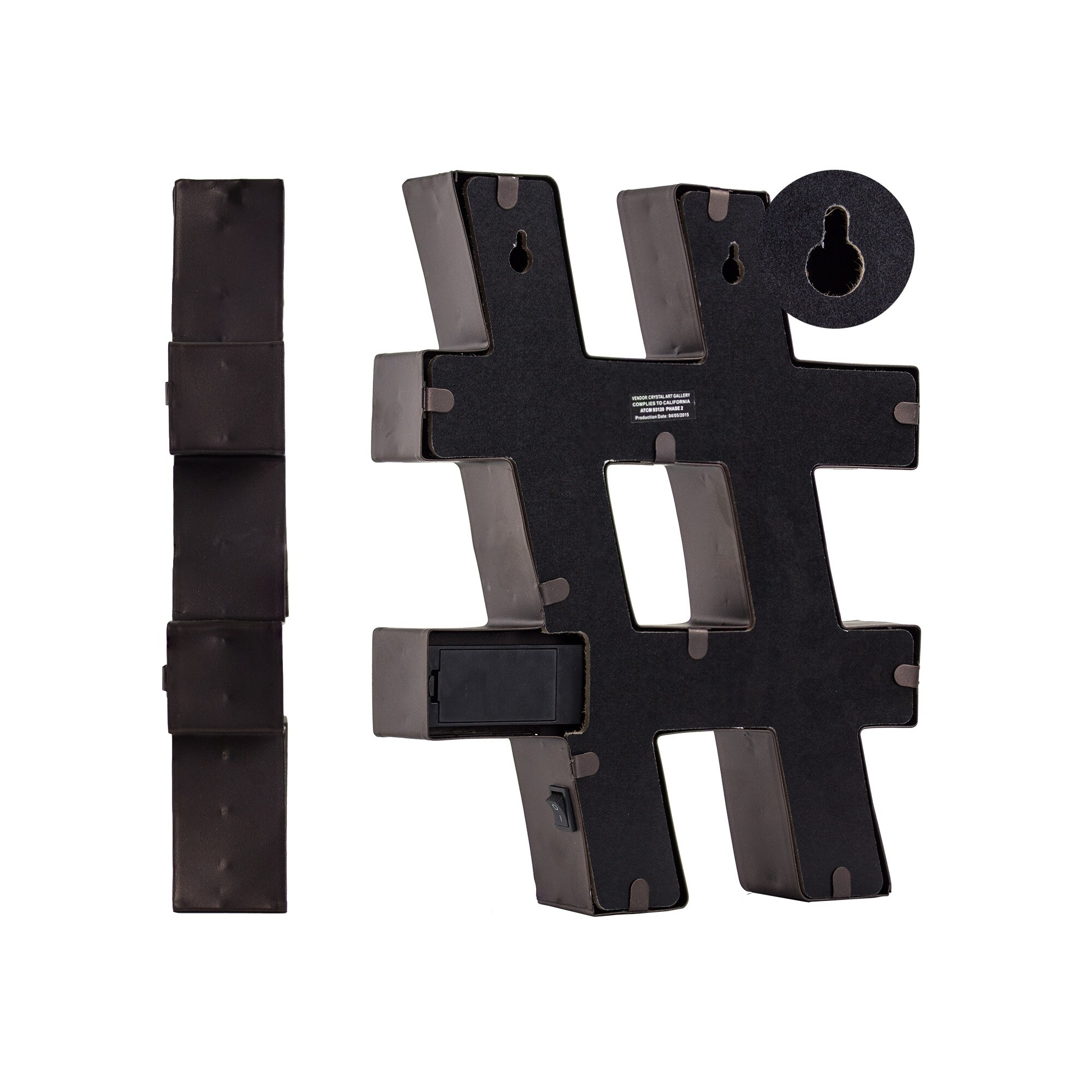 Shop American Art Decor Led Marquee Wall Letter Symbol Light Up Hashtag Number Pound Sign Overstock 18058233