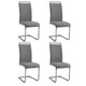 preview thumbnail 1 of 1, Somette Sara Handle Back Side Chair, Set of 4