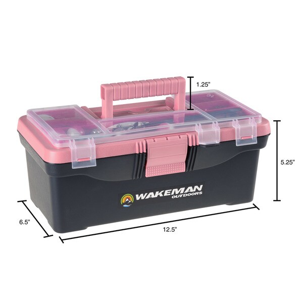 wakeman tackle box 1 tray ready2fish